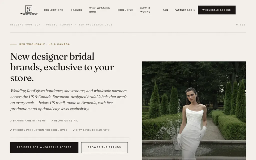 Скриншот сайта Elan Bridal